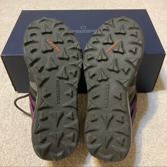 Merrell ZION FST HIKING SHOE in Grey/Purple Size 6.5 - Picture 5 of 7